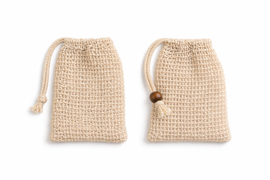NATURAL SISAL SOAP BAG