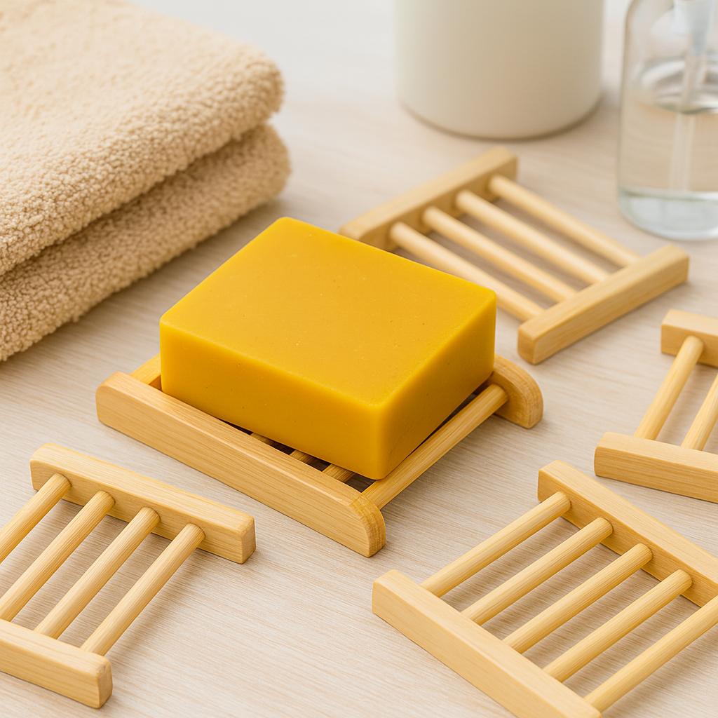 BAMBOO WOOD SOAP DISH